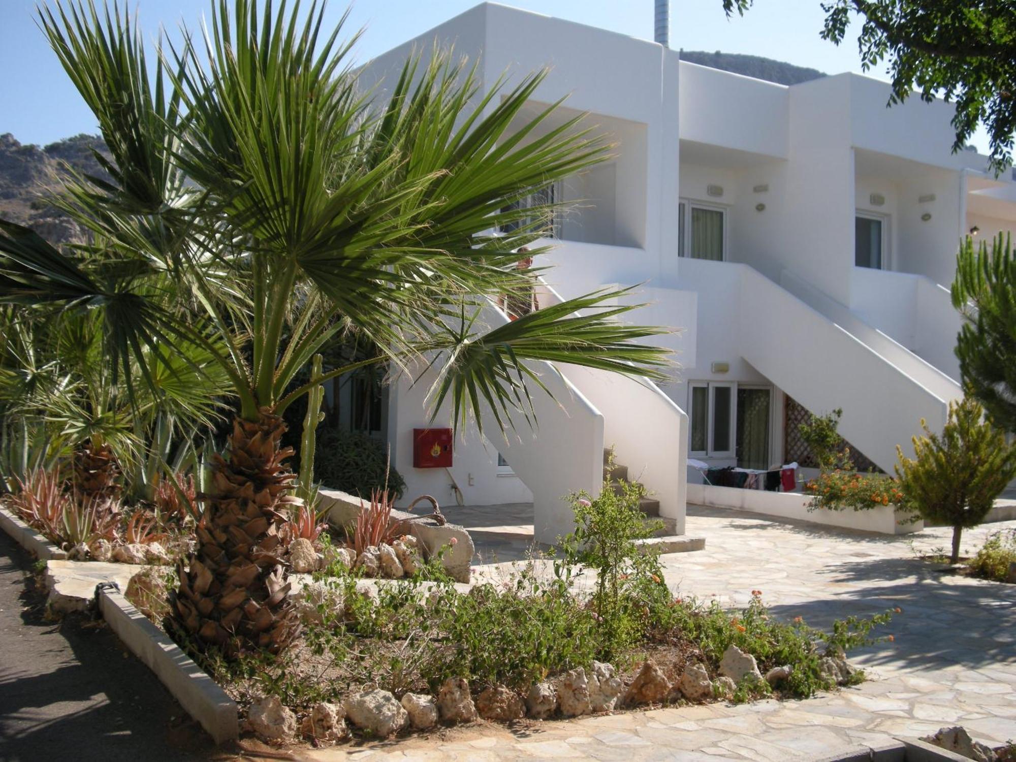 Mandorla Apartments Lárdosz Kültér fotó